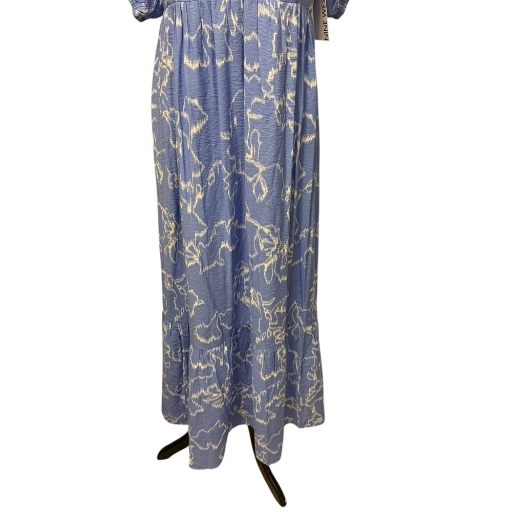Nine West Blue and White Maxi Dress - Picture 9 of 16
